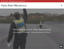 Tablet Screenshot of freshstartmotorcycle.co.uk